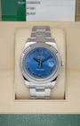 Blue Roman Rolex Datejust 116334 | Noah's Fine Watches Frisco, Texas