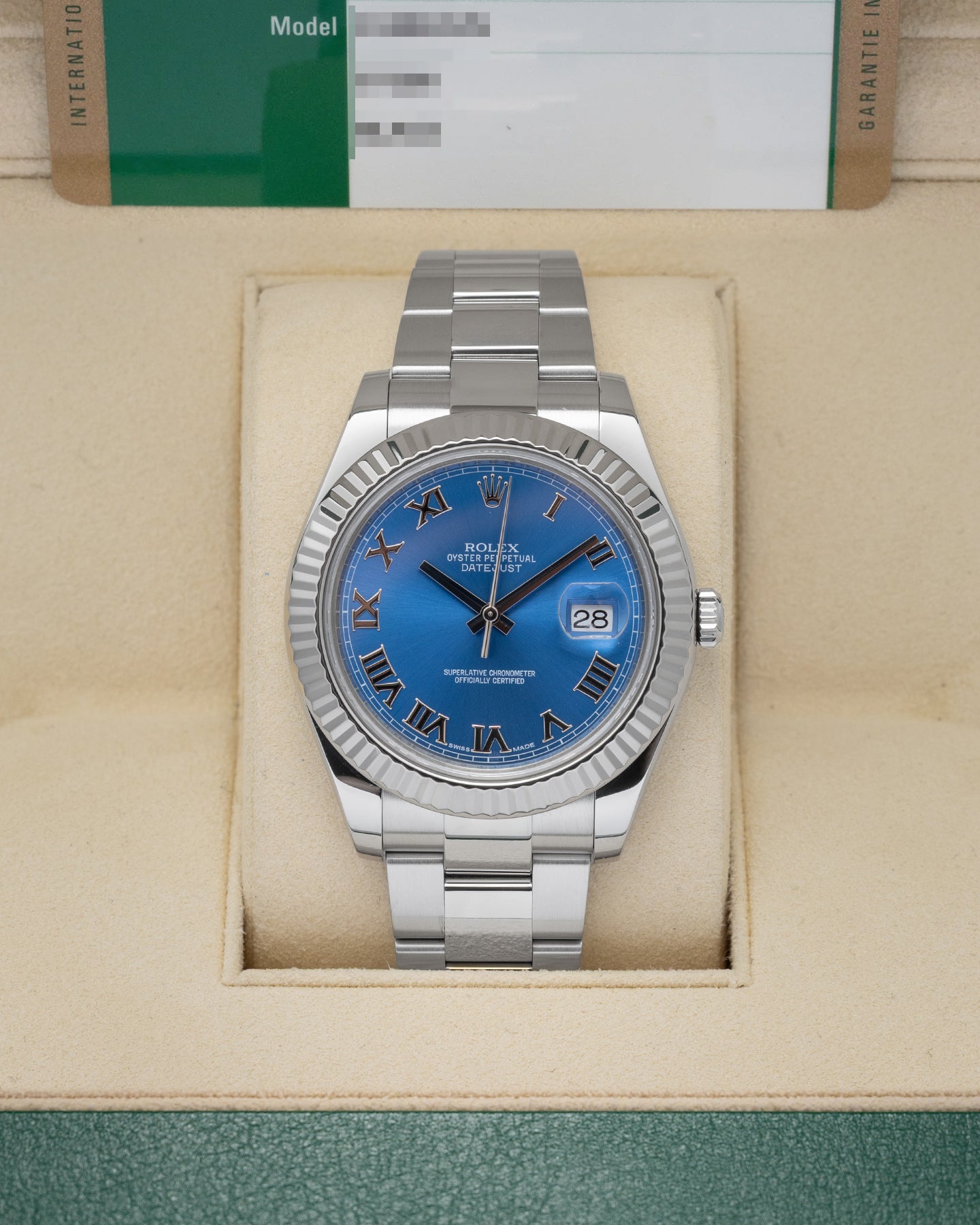 Blue Roman Rolex Datejust 116334 | Noah's Fine Watches Frisco, Texas