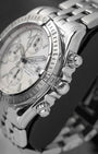 Steel White Breitling Chronomat Evolution A13356 Watch | Noah's Fine Watches and Jewelry Dallas