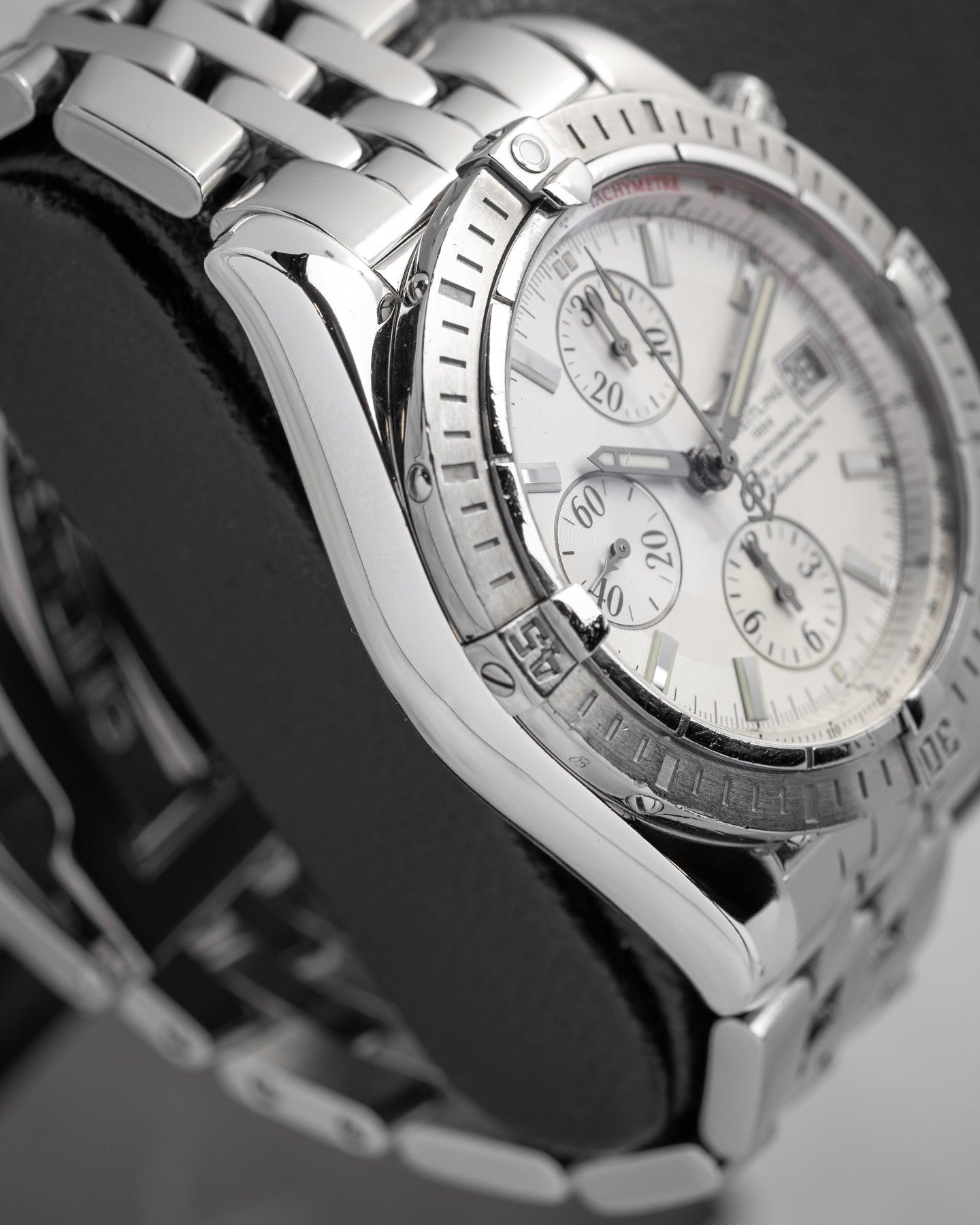Steel White Breitling Chronomat Evolution A13356 Watch | Noah's Fine Watches and Jewelry Dallas