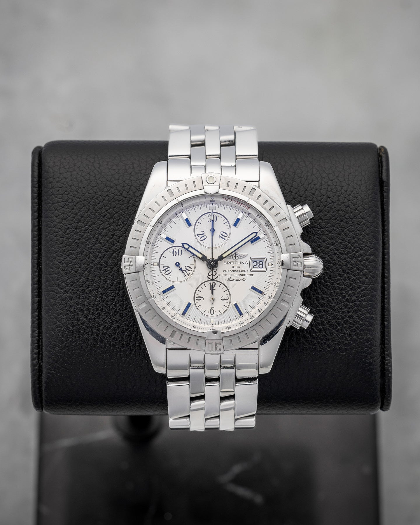Steel White Breitling Chronomat Evolution A13356 Watch | Noah's Fine Watches and Jewelry Dallas