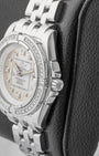 Galactic SuperQuartz A71356 Diamond MOP Dial Breitling Watch | Noah's Fine Watches Dallas