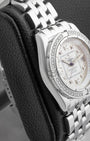 Galactic SuperQuartz A71356 Diamond MOP Dial Breitling Watch | Noah's Fine Watches Dallas