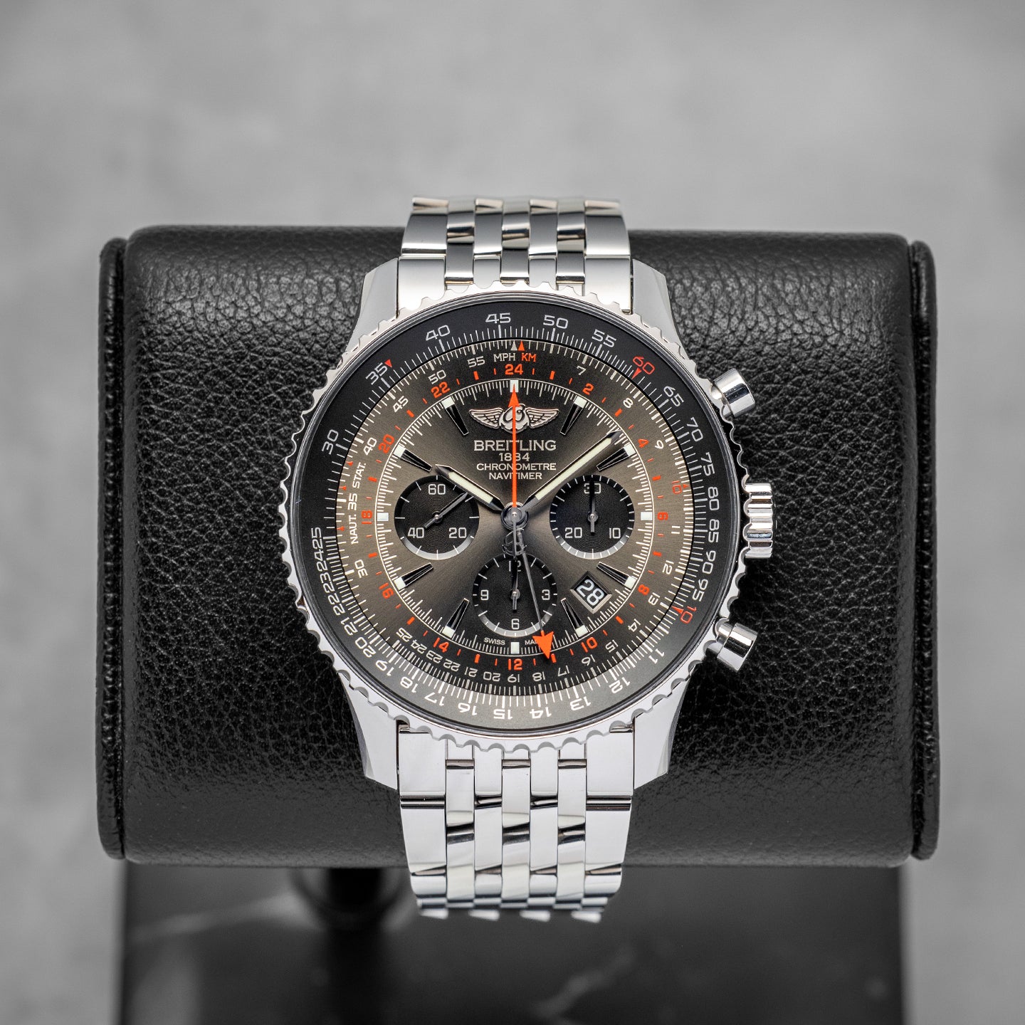 48mm Breitling Navitimer GMT AB04413 | Noah's Fine Watches and Jewelry Dallas