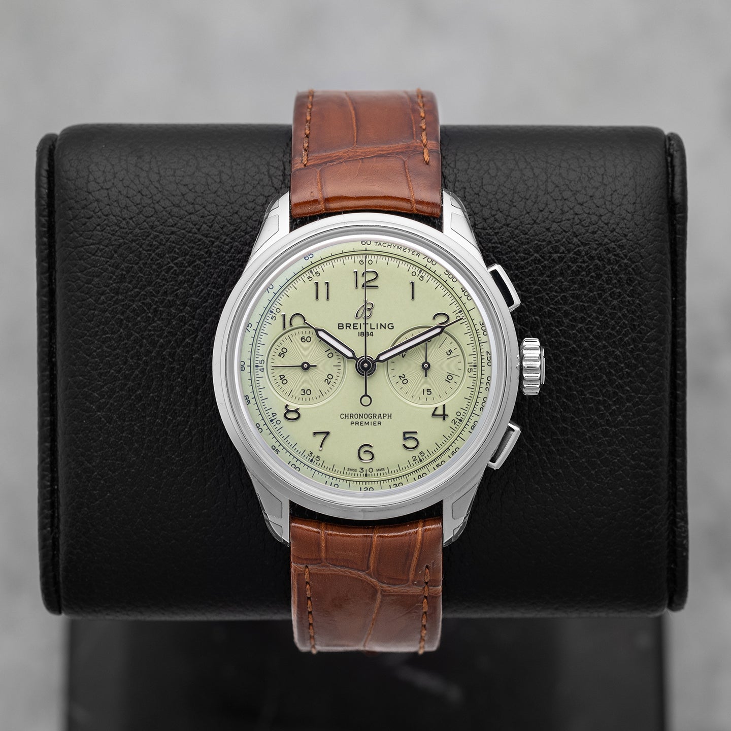 Breitling Premier B09 Chronograph 40 AB0930 Pistachio Watch | Noah's Fine Watches