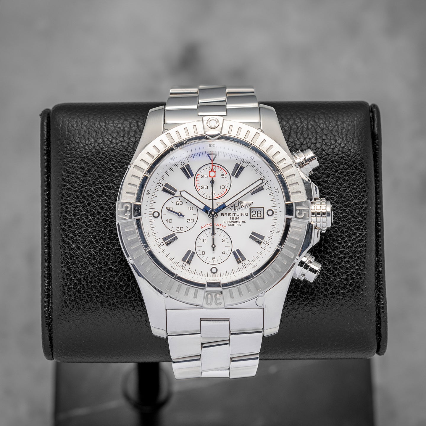 2011 Breitling Super Avenger A13370 Steel Watch | Noah's Fine Watches and Jewelry