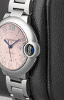 Pink 33MM Cartier Ballon Bleu de Cartier | Noah's Fine Watches Dallas, Texas
