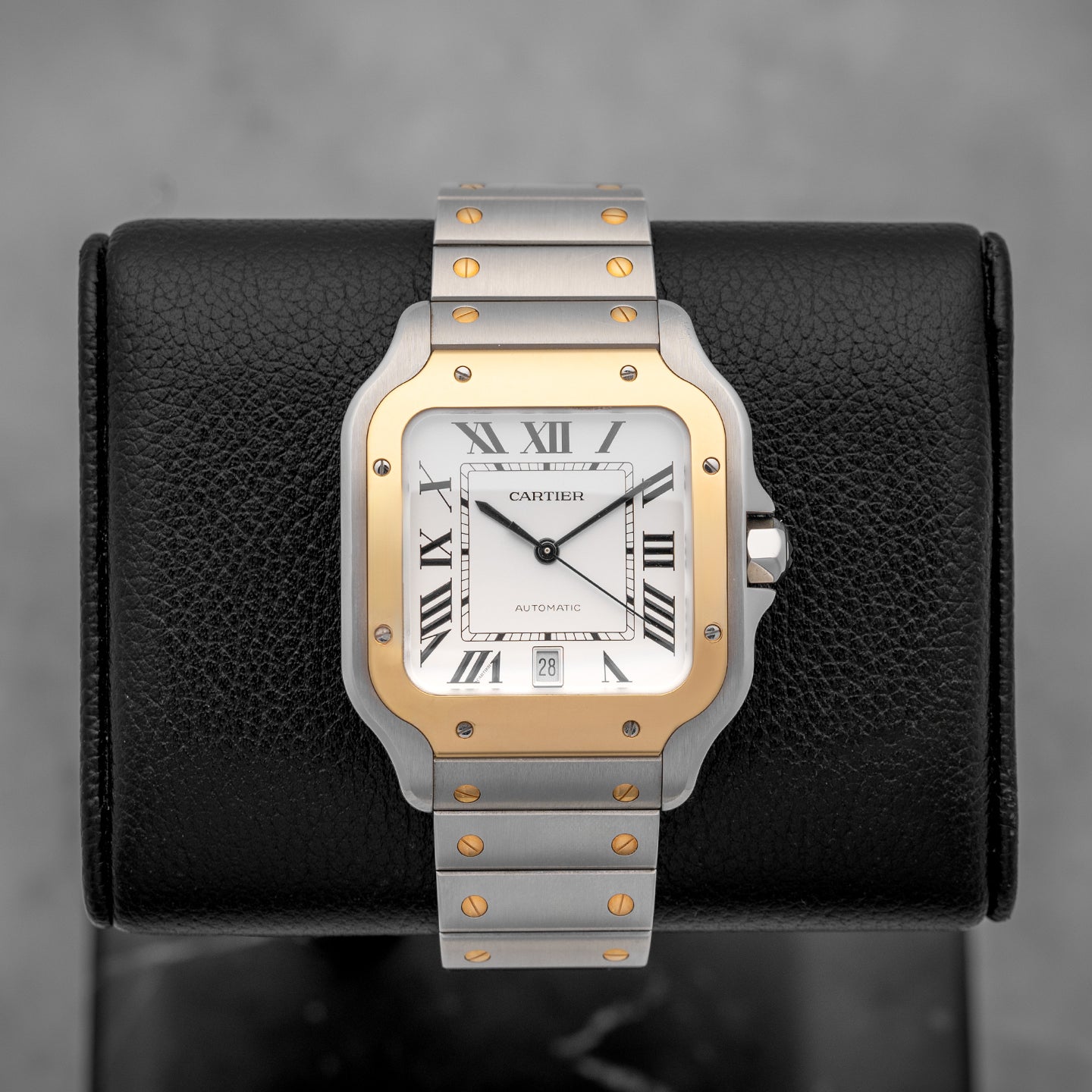 Cartier Santos Large WS2SA0009 Two Tone Watch | Noah's Fine Watches and Jewelry Dallas