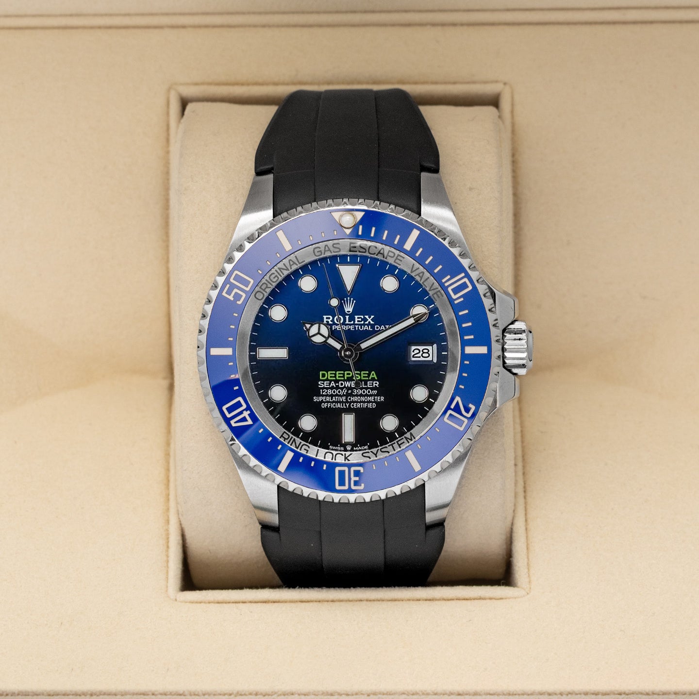Custom Blue Rolex Sea-Dweller Deepsea 116660 | Noah's Fine Watches Dallas, TX