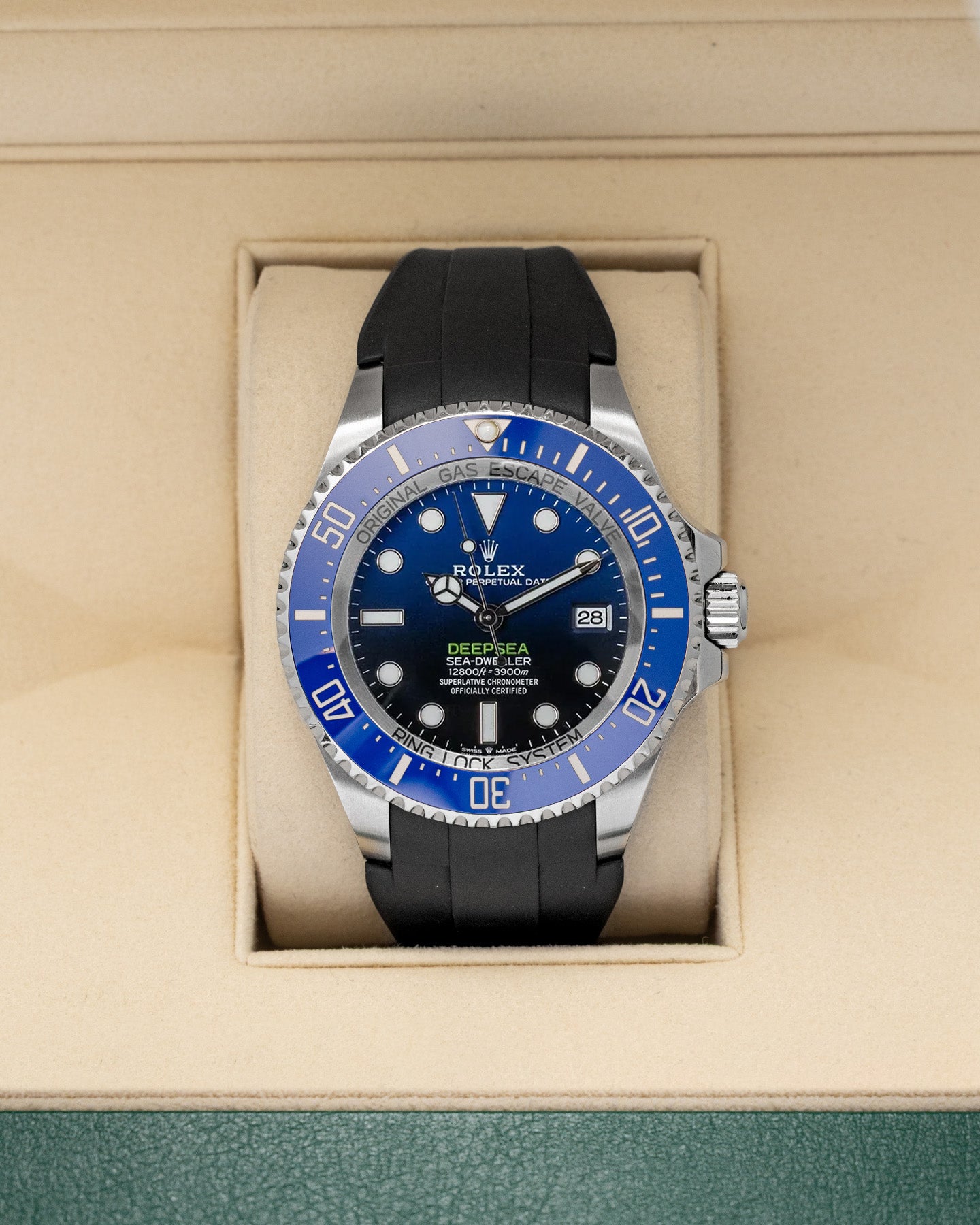 Custom Blue Rolex Sea-Dweller Deepsea 116660 | Noah's Fine Watches Dallas, TX