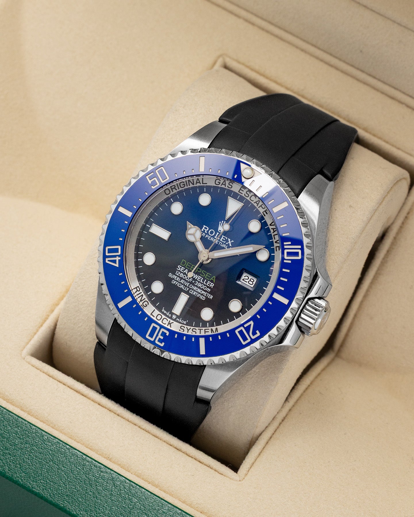 Custom Blue Rolex Sea-Dweller Deepsea 116660 | Noah's Fine Watches Dallas, TX