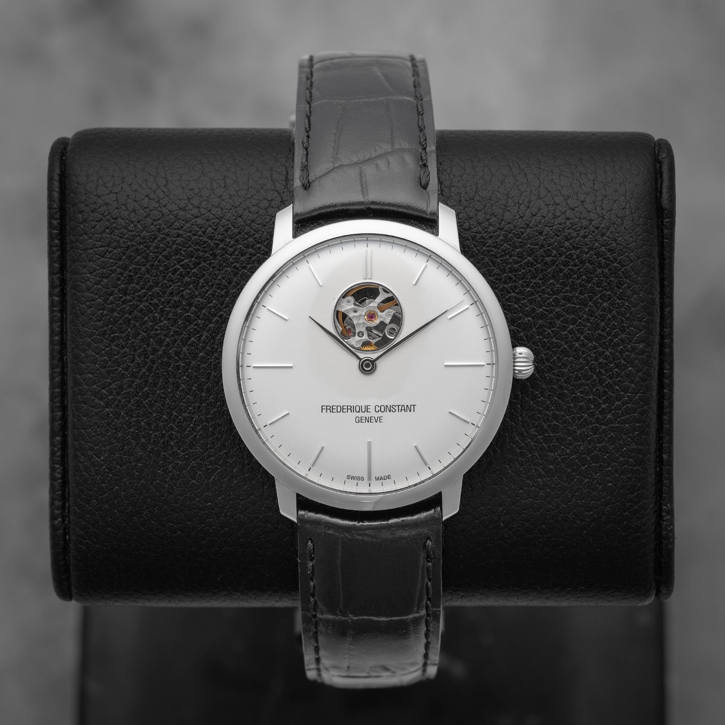 Frederique Constant Slimline Heart Beat FC-312S4S6 | Noah's Fine Watches DFW, Texas