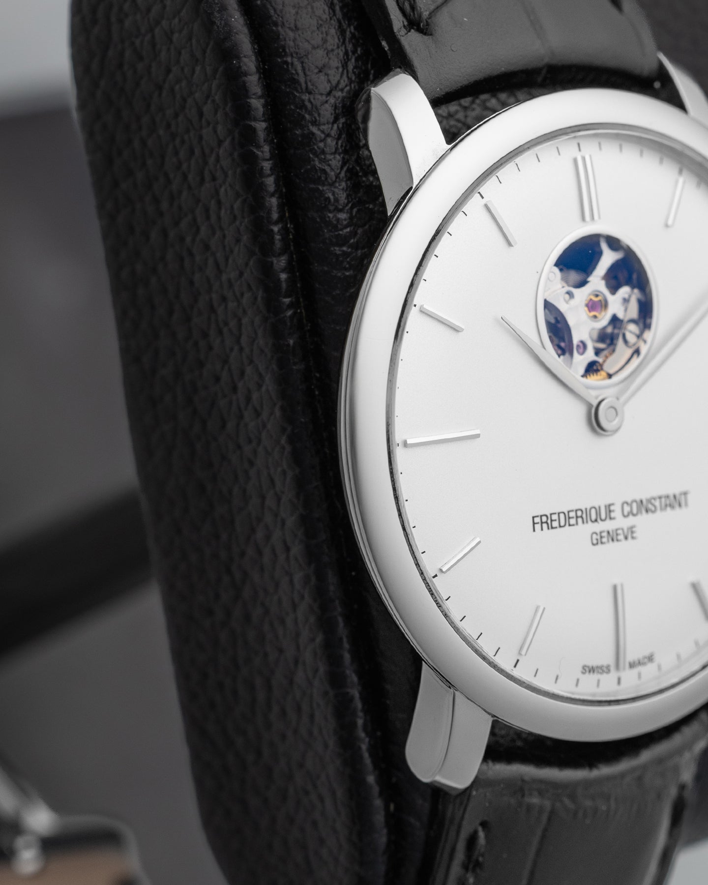 Frederique Constant Slimline Heart Beat FC-312S4S6 | Noah's Fine Watches DFW, Texas
