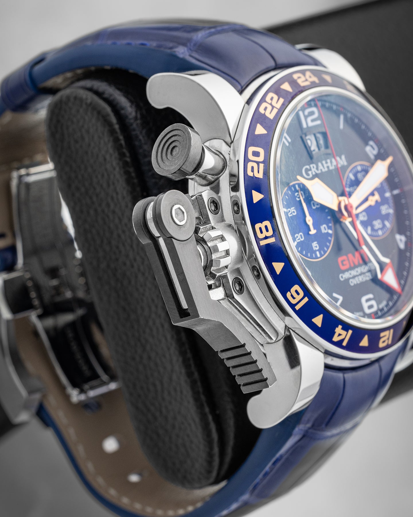 Chronofighter Oversize GMT Steel Graham Watch 2OVGG.B26A | Noah's Fine Watches Dallas