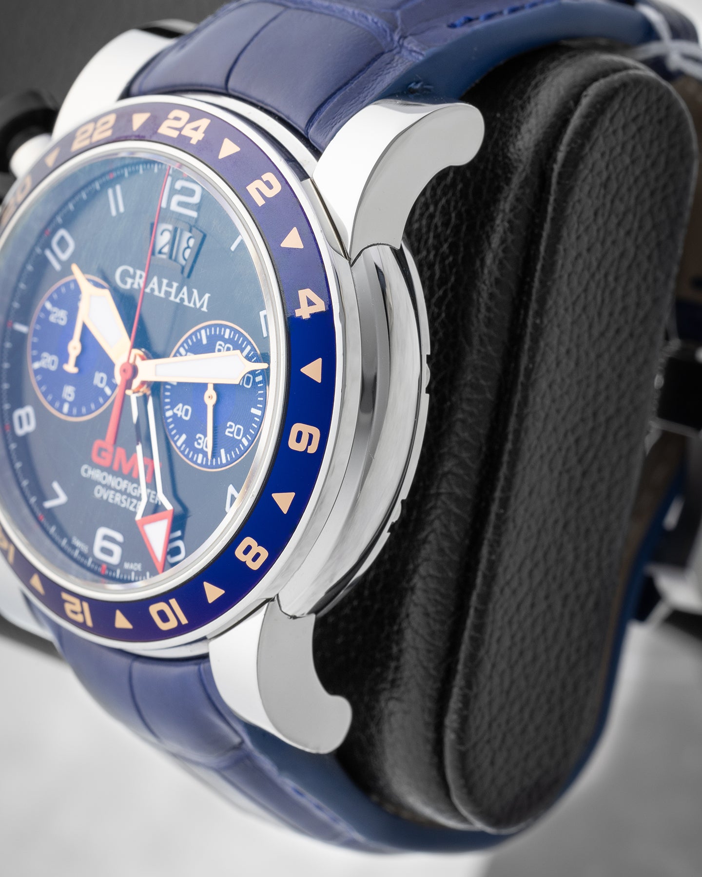 Chronofighter Oversize GMT Steel Graham Watch 2OVGG.B26A | Noah's Fine Watches Dallas