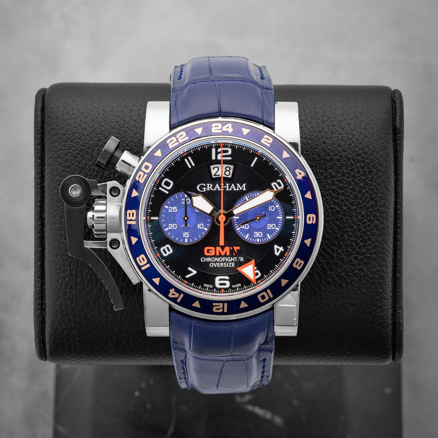 Chronofighter Oversize GMT Steel Graham Watch 2OVGG.B26A | Noah's Fine Watches Dallas