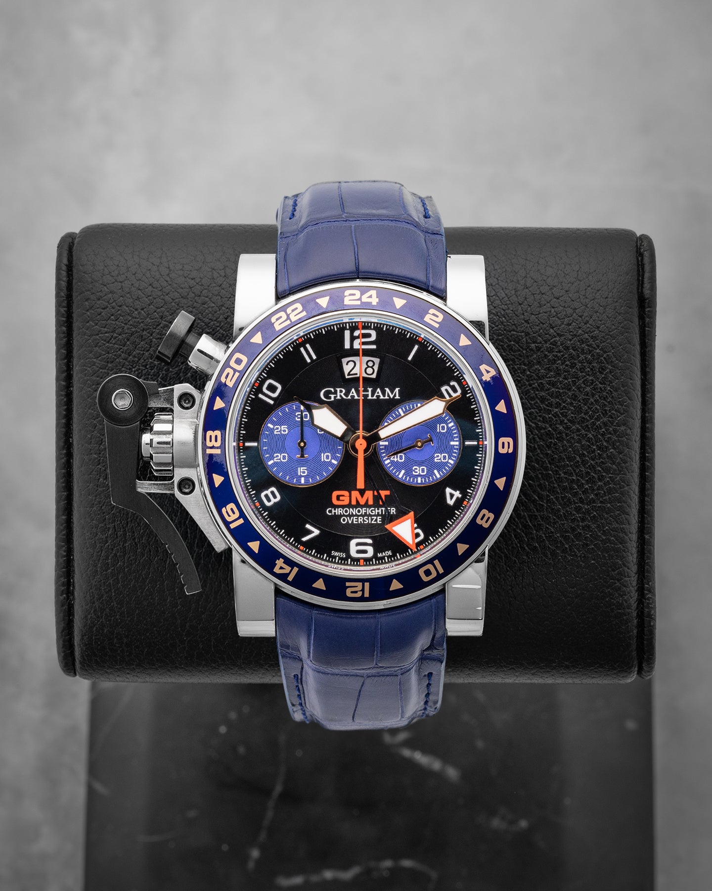 Chronofighter Oversize GMT Steel Graham Watch 2OVGG.B26A | Noah's Fine Watches Dallas