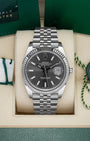 Grey Dial Rolex Datejust 126334 at Noah's Fine Watches & Jewelry in Frisco, Texas.
