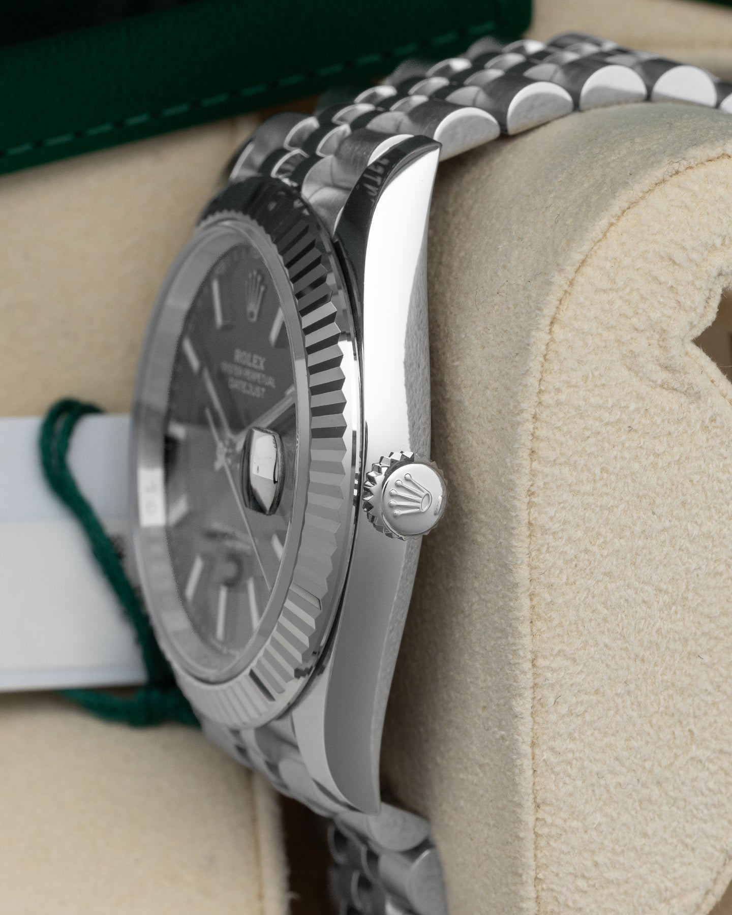 Grey Dial Rolex Datejust 126334 at Noah's Fine Watches & Jewelry in Frisco, Texas.