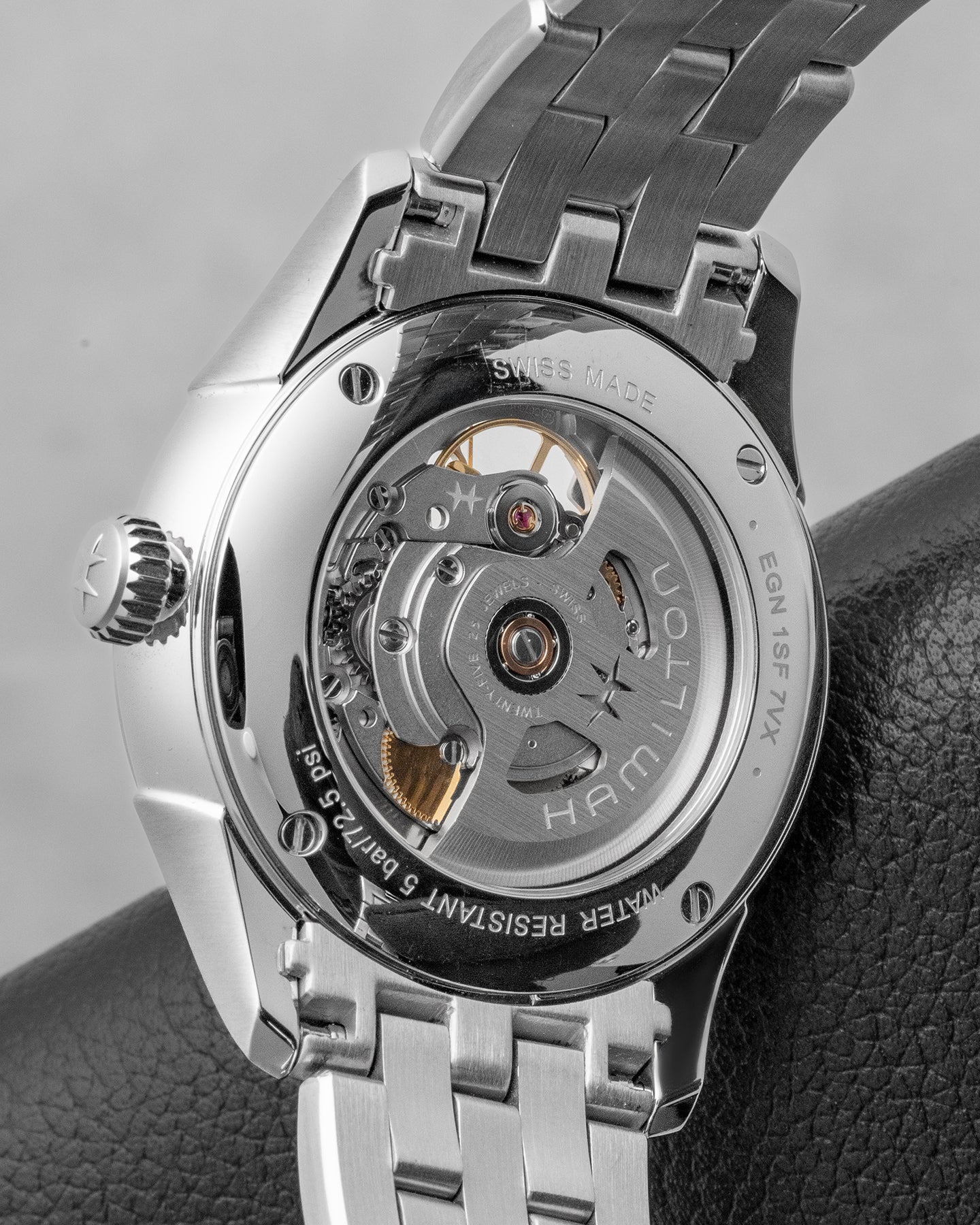 Silver Hamilton Jazzmaster Open Heart H32675151 | Noah's Fine Watches Frisco, TX
