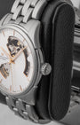 Silver Hamilton Jazzmaster Open Heart H32675151 | Noah's Fine Watches Frisco, TX