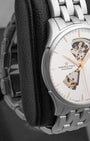 Silver Hamilton Jazzmaster Open Heart H32675151 | Noah's Fine Watches Frisco, TX