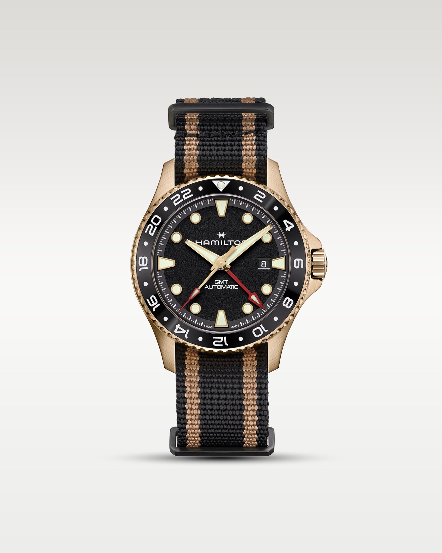 Hamilton Khaki Navy Scuba Automatic GMT Bronze | Noah's Fine Watches