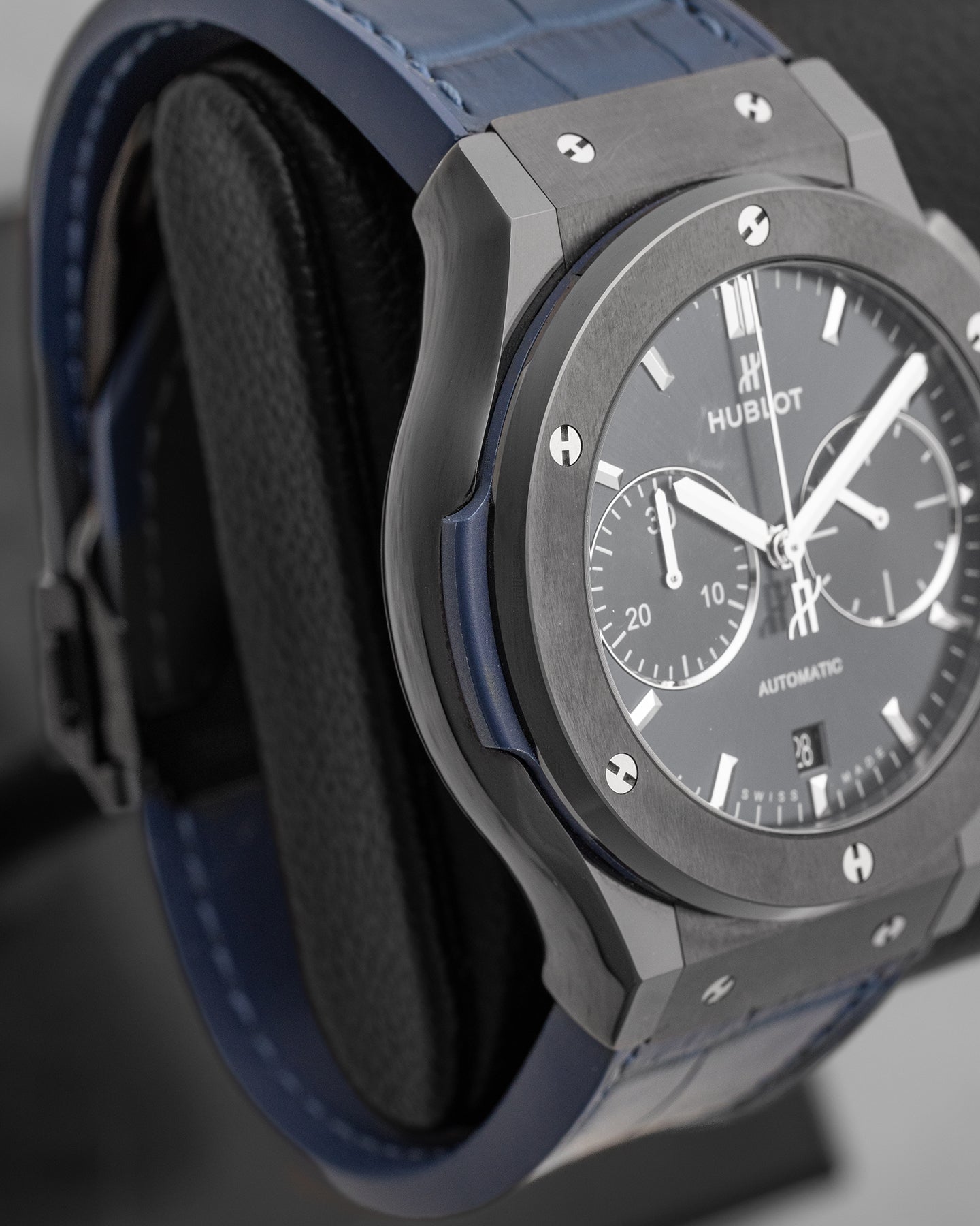 Blue Hublot Classic Fusion 521.CM.7170.RX | Noah's Fine Watches DFW Texas