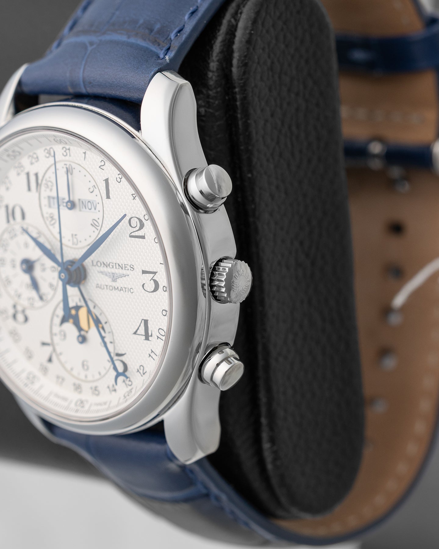 Longines Master Collection Chrono Moonphase L2.673.4.78.3 | Noah's Fine Watches