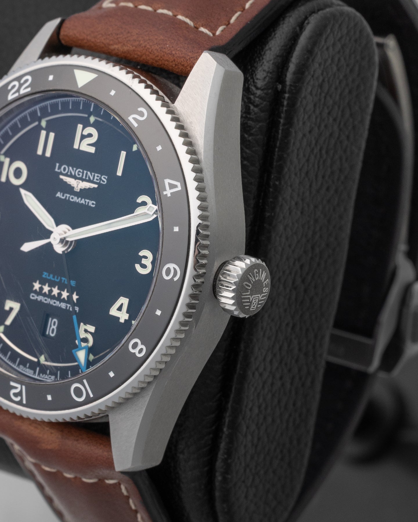 Longines Spirit Zulu Time L3.812.4.53.2 | Noah's Fine Watches Dallas, TX