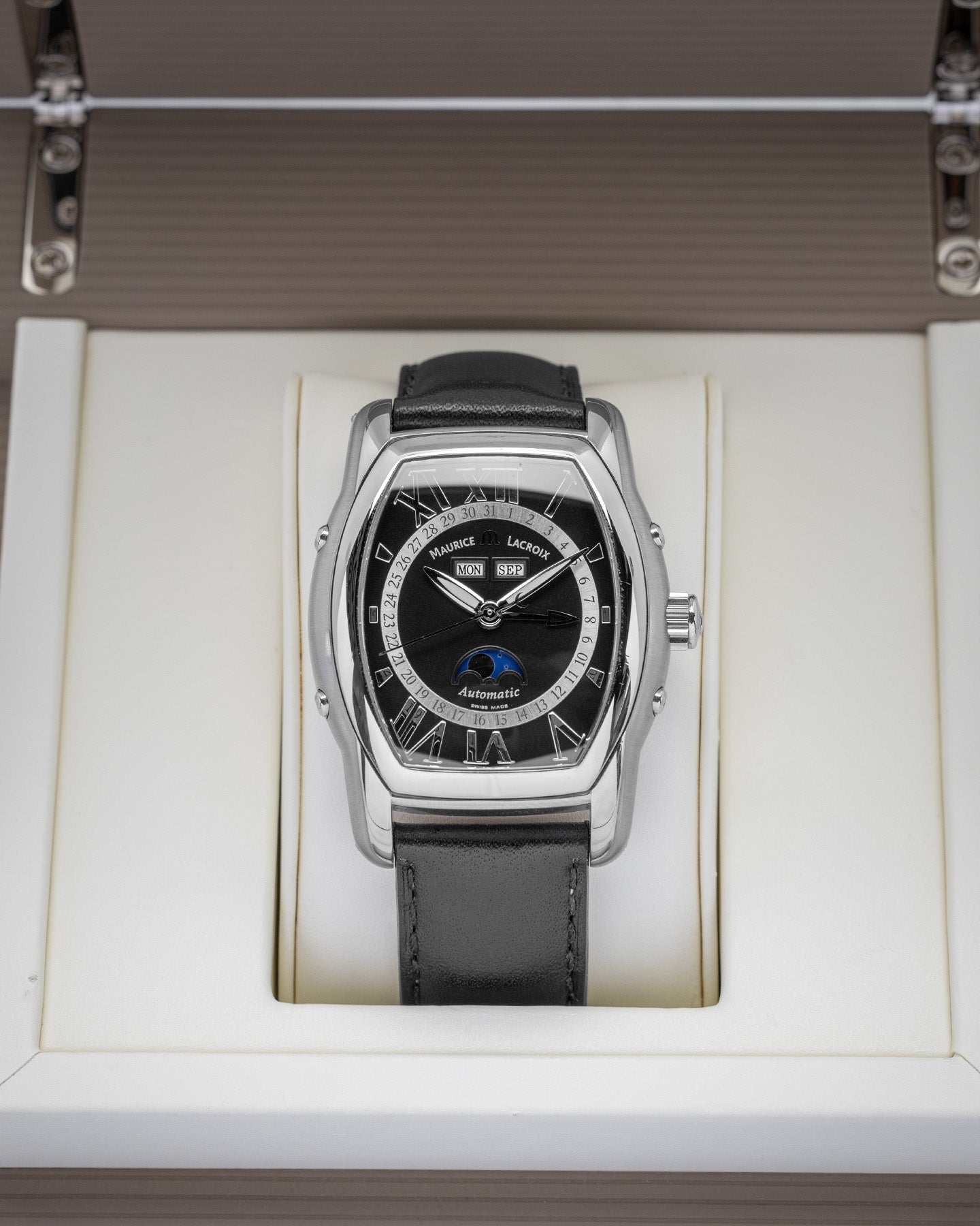 Maurice Lacroix Masterpiece Phase de Lune Tonneau MP6439 Watch | Noah's Fine Watches