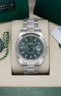 Mint Green Rolex Datejust 126300 | Noah's Fine Watches Dallas, TX
