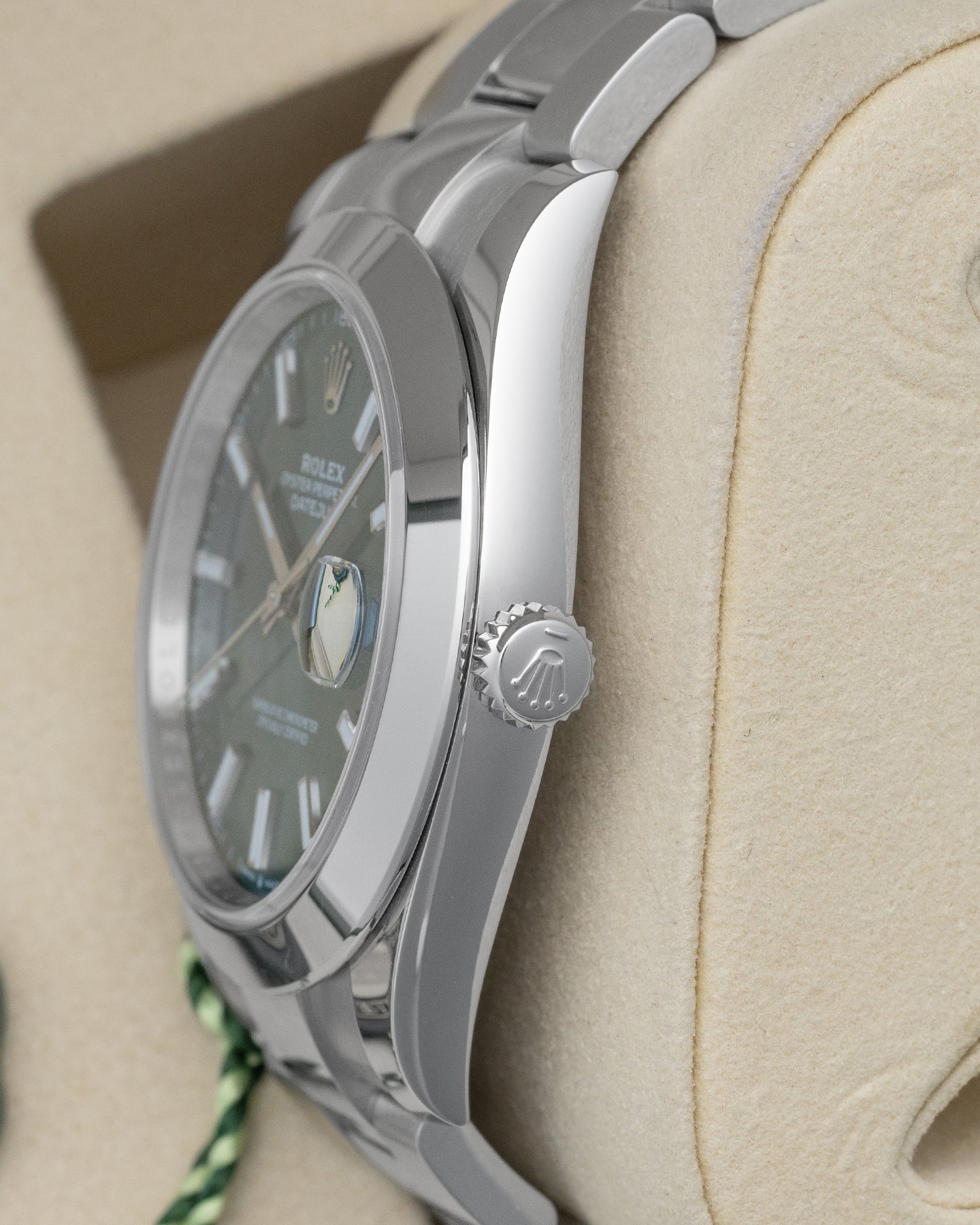 Mint Green Rolex Datejust 126300 | Noah's Fine Watches Dallas, TX