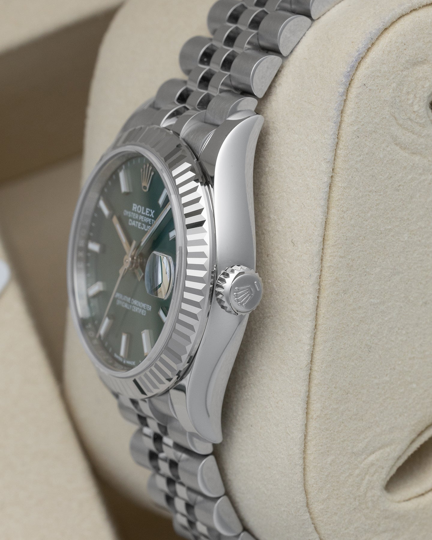 Mint Green Rolex Datejust 278274 | Noah's Fine Watches Dallas, TX