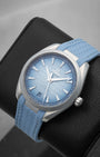 Summer Blue Omega Seamaster Aqua Terra | Noah's Fine Watches Dallas, TX