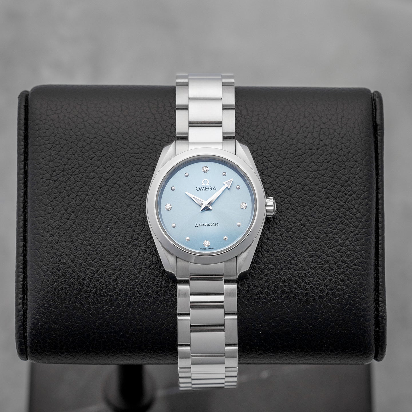 Omega Seamaster Aqua Terra Icy Blue Diamond 22010286053001 Watch | Noah's Fine Watches