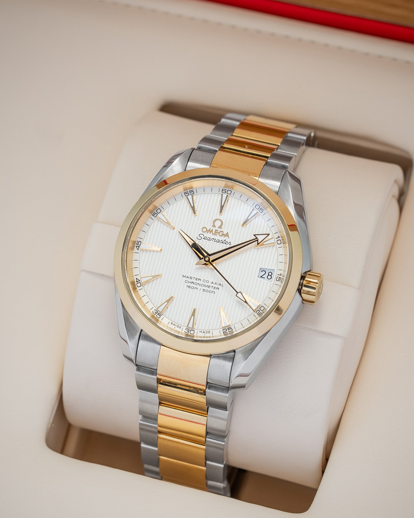 Two Tone Omega Seamaster Aqua Terra 23120392102002 Watch | Noah's Fine Watches and Jewelry