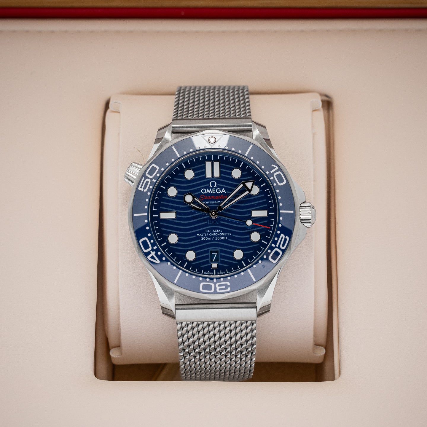2024 Blue Omega Seamaster Diver 21030422003001 Watch | Noah's Fine Watches and Jewelry