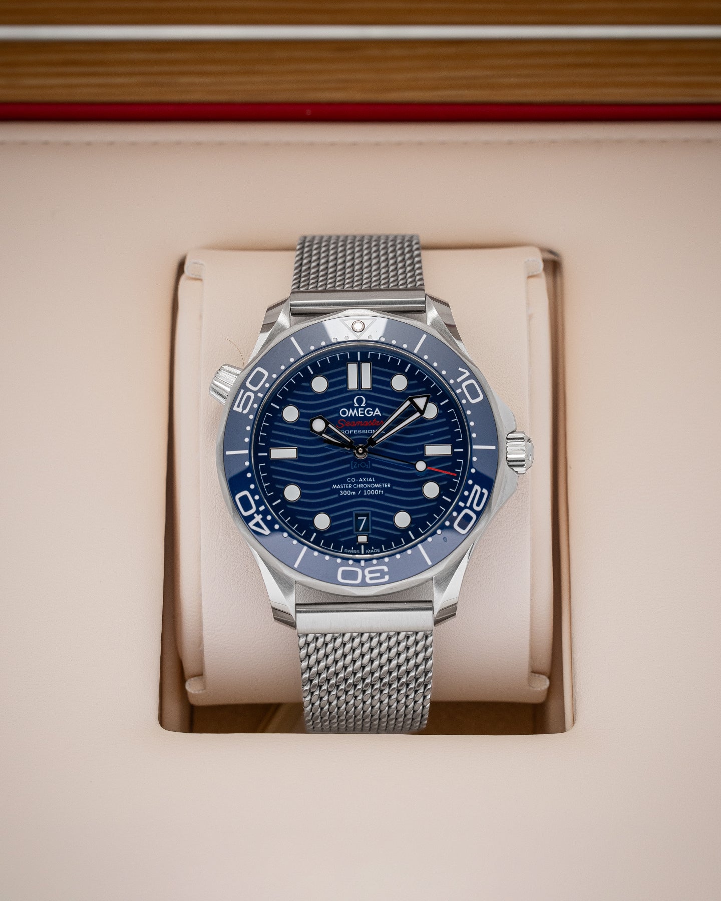 2024 Blue Omega Seamaster Diver 21030422003001 Watch | Noah's Fine Watches and Jewelry
