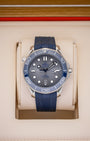 Omega Seamaster Diver 21032422006001 Blue Steel Watch | Noah's Fine Watches and Jewelry