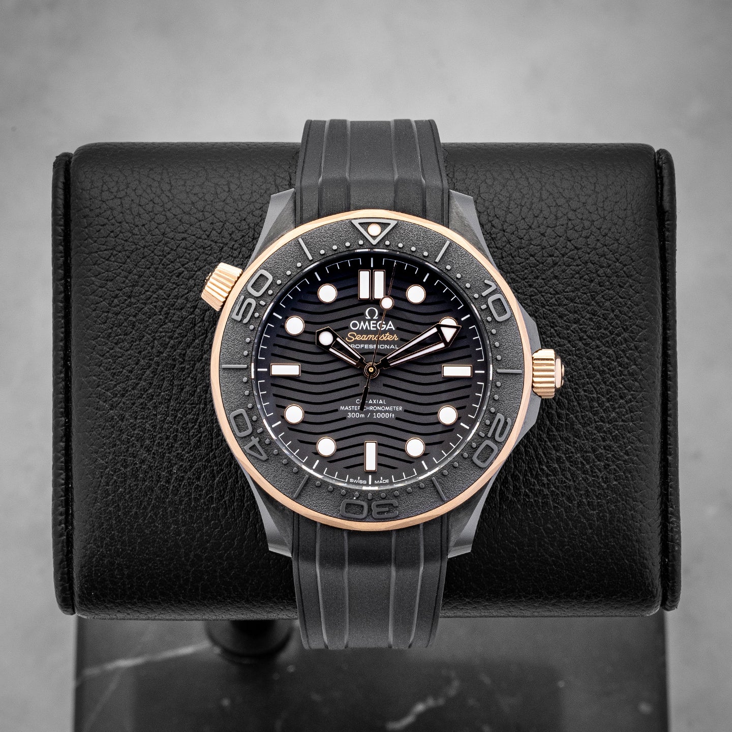 Black Ceramic Seamaster Diver 300M 210.62.44.20.01.001 Omega Watch | Noah's Fine Watches