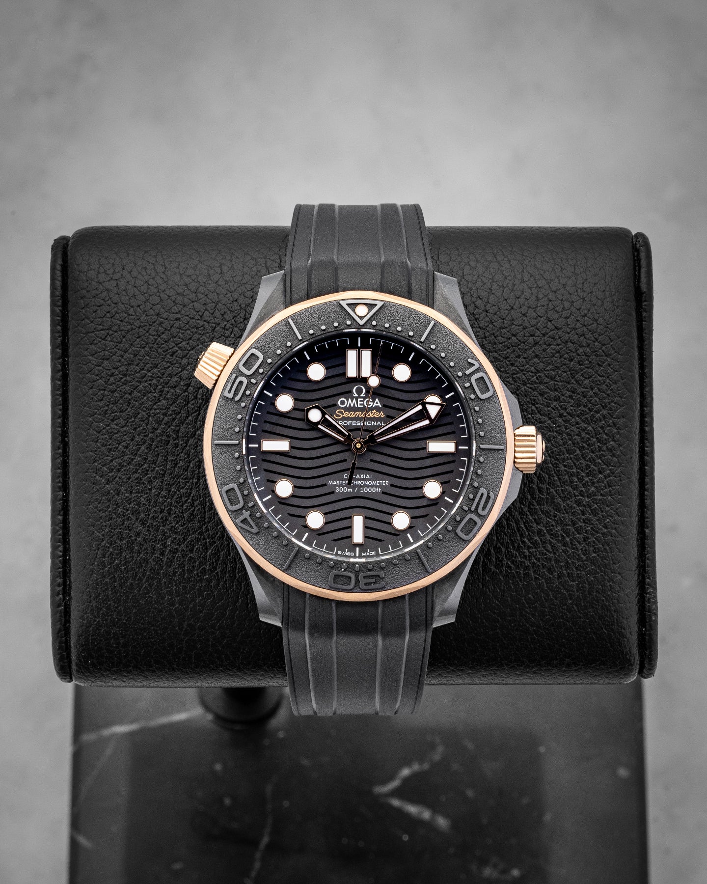 Black Ceramic Seamaster Diver 300M 210.62.44.20.01.001 Omega Watch | Noah's Fine Watches