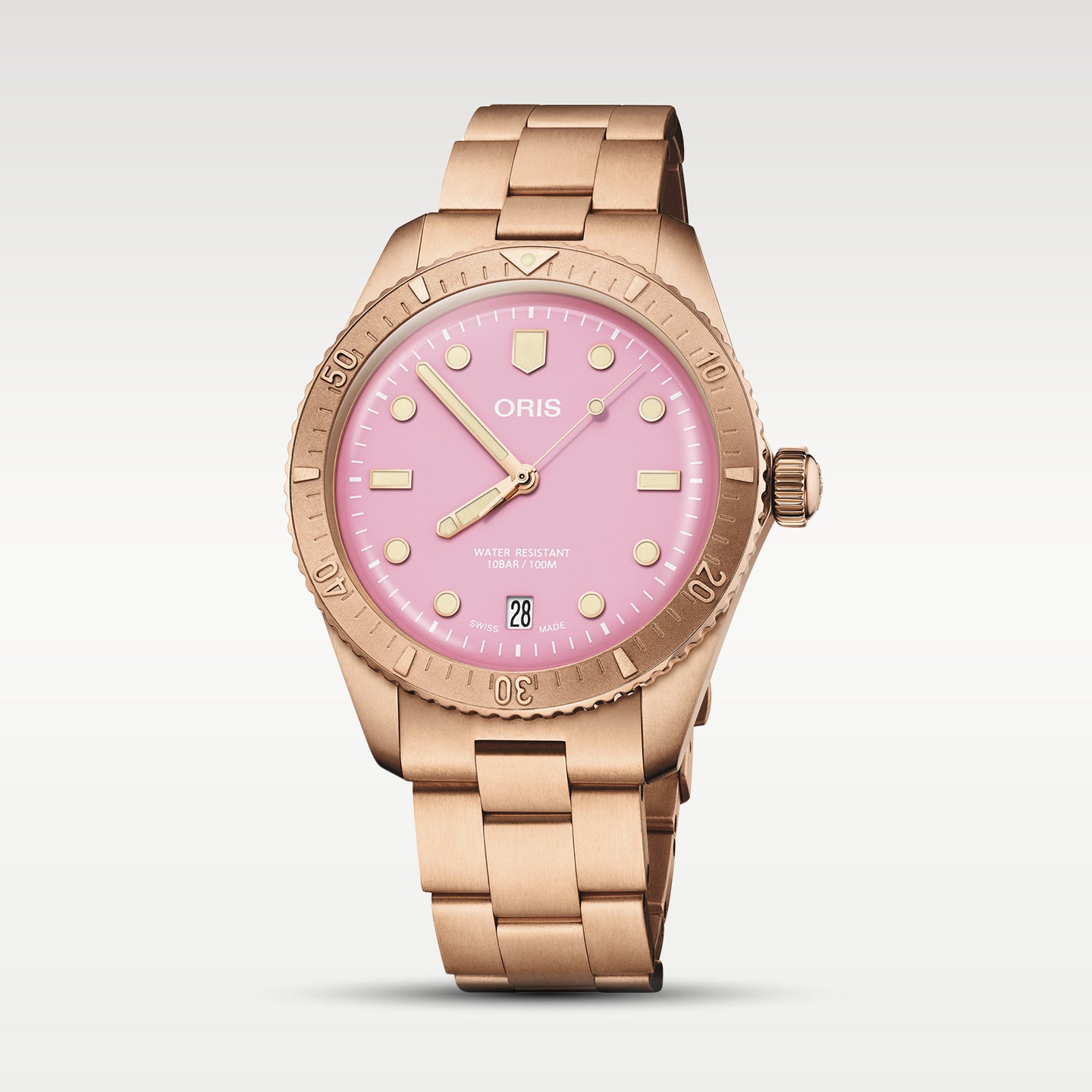 Pink 38mm Oris Divers Sixty‑Five 'Cotton Candy' | Noah's Fine Watches DFW, TX