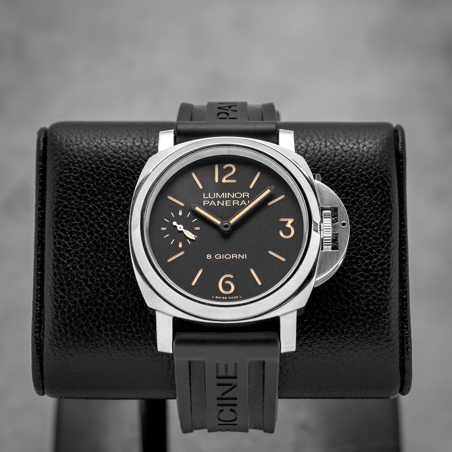 Steel Black Panerai Luminor PAM00915 Watch | Noah's Fine Watches and Jewelry Dallas