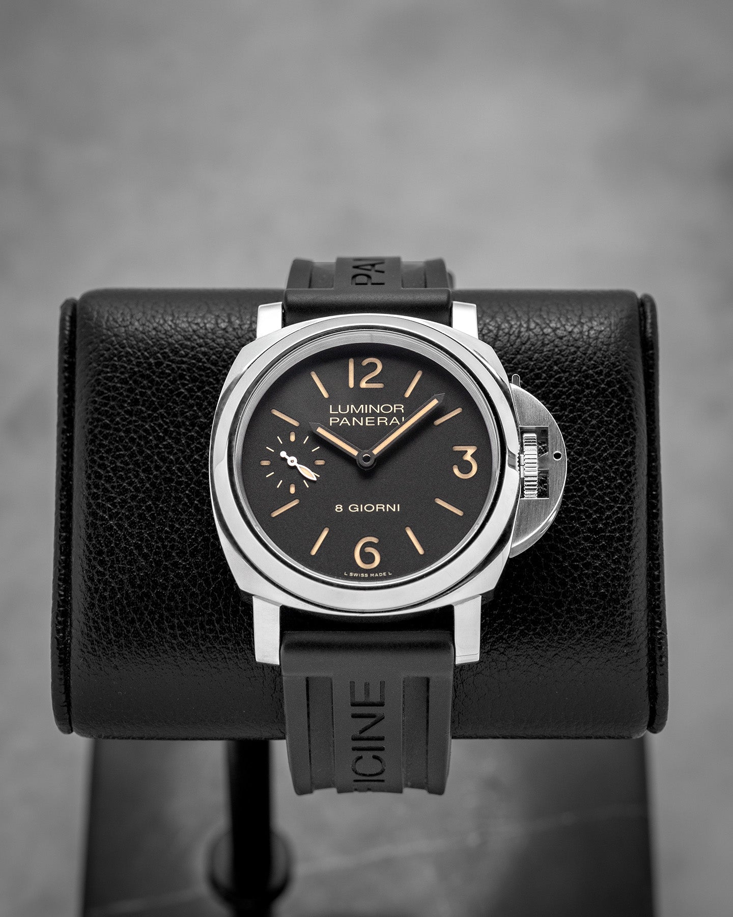 Steel Black Panerai Luminor PAM00915 Watch | Noah's Fine Watches and Jewelry Dallas