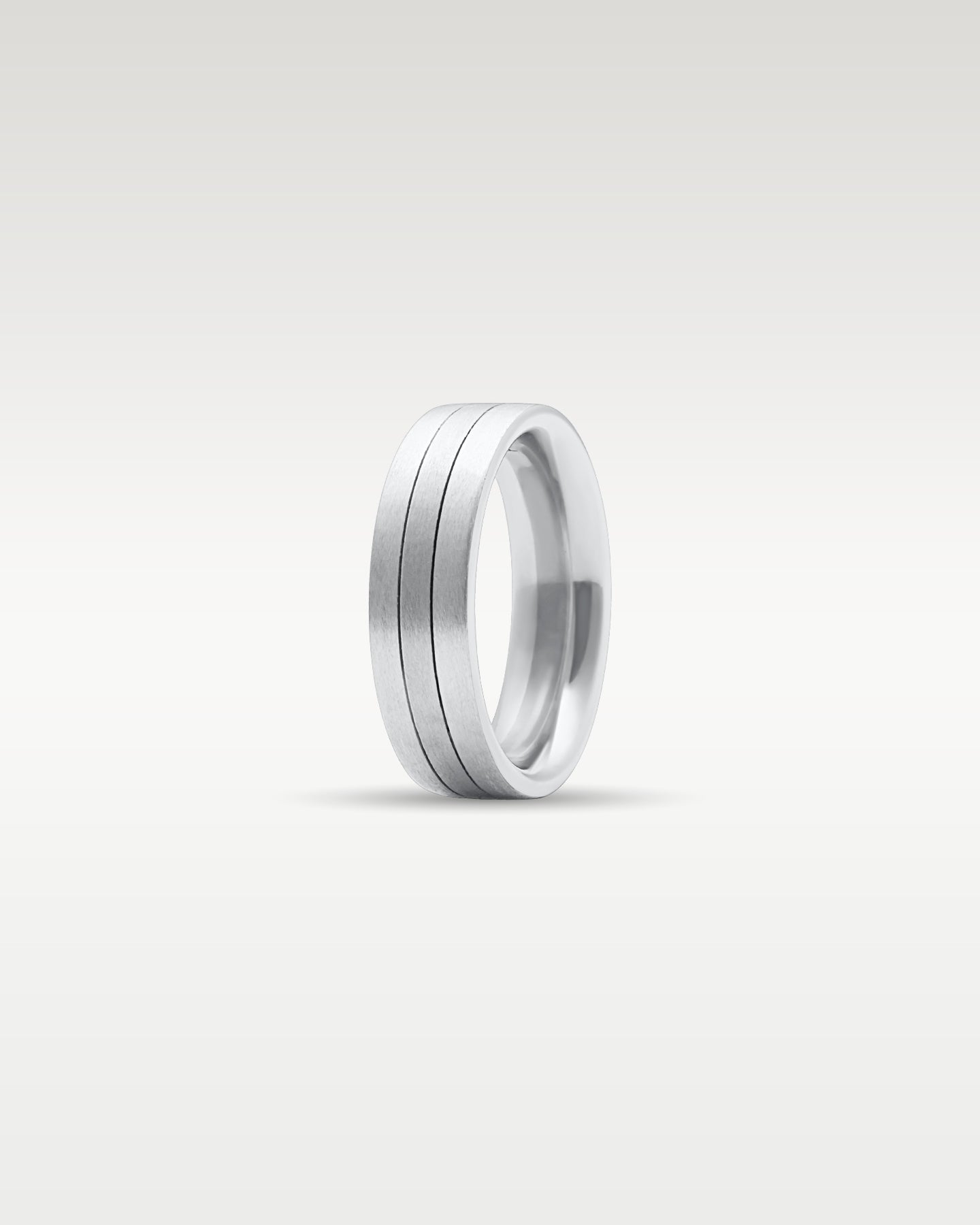 Platinum Double Line Band | Noah's Fine Watches Frisco