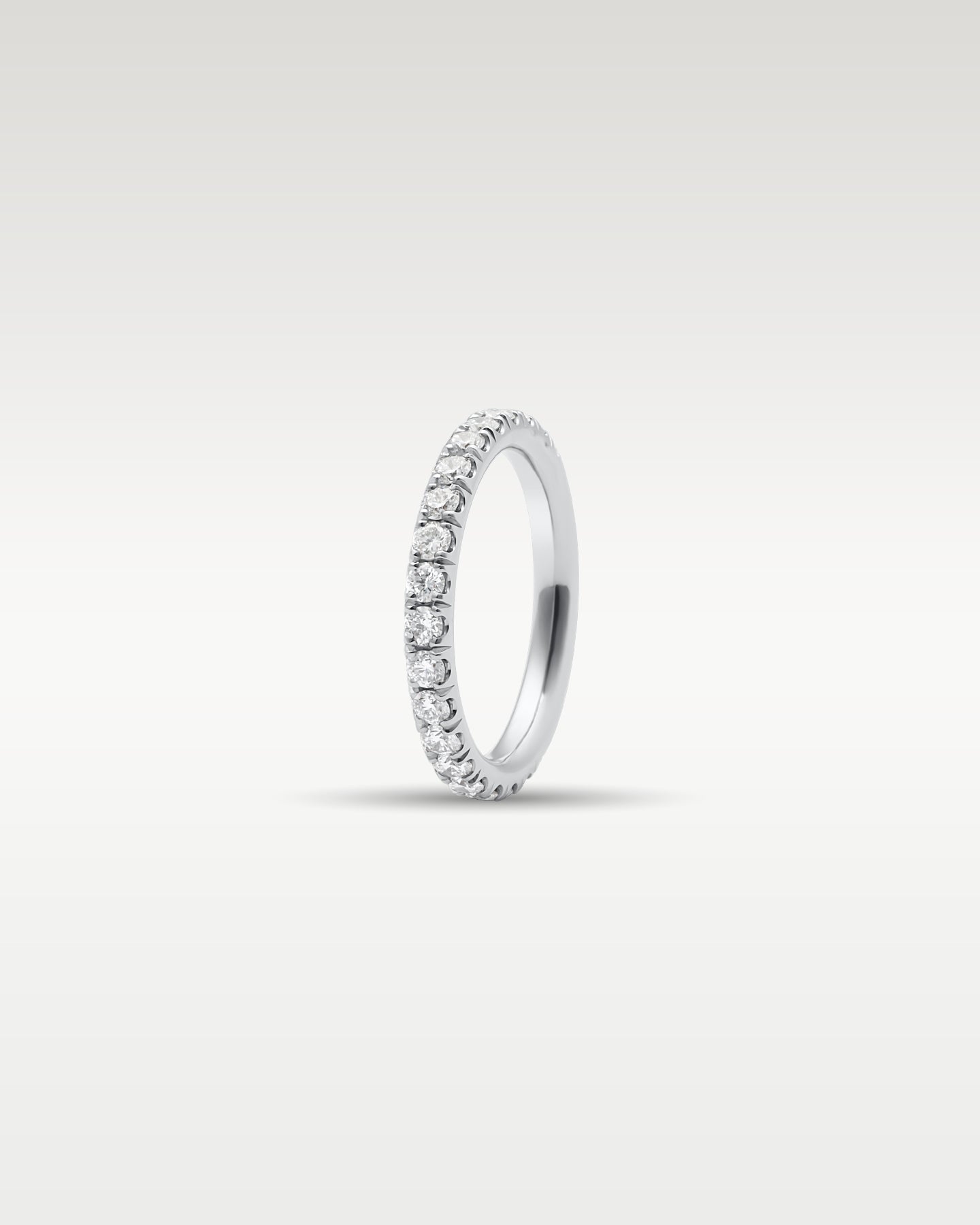 Platinum Round Diamond Eternity Ring | Noah's Fine Jewelry Frisco TX