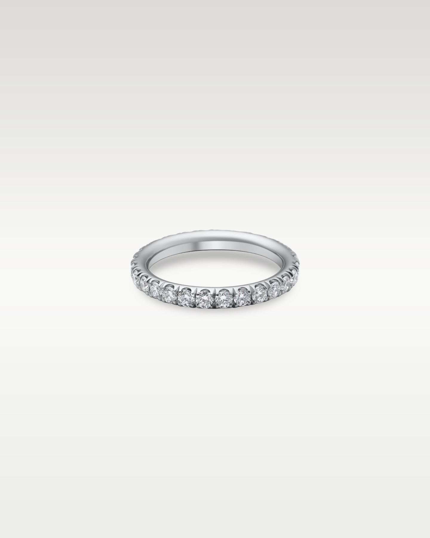Platinum Round Diamond Eternity Ring | Noah's Fine Jewelry Frisco TX
