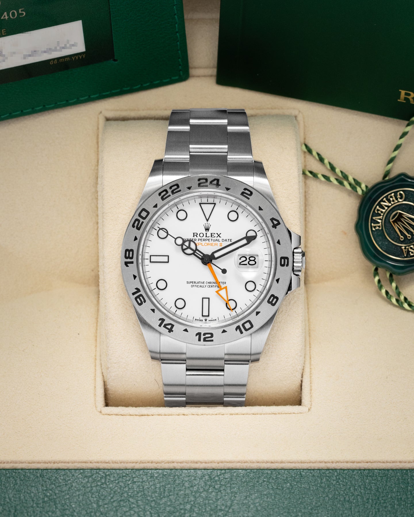 Rolex Explorer II Polar White 226570 – Noah's Fine Watches & Jewelry