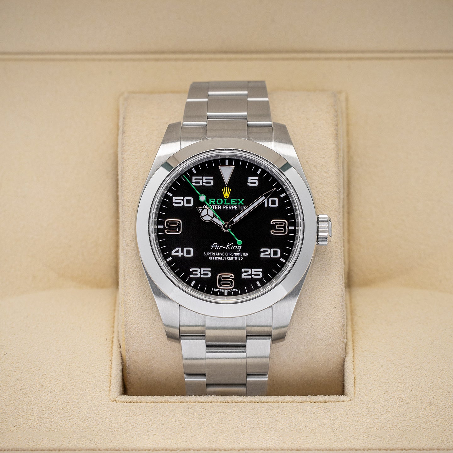 Steel 40mm Rolex Air King 116900 Watch | Noah's Fine Watches and Jewelry Dallas
